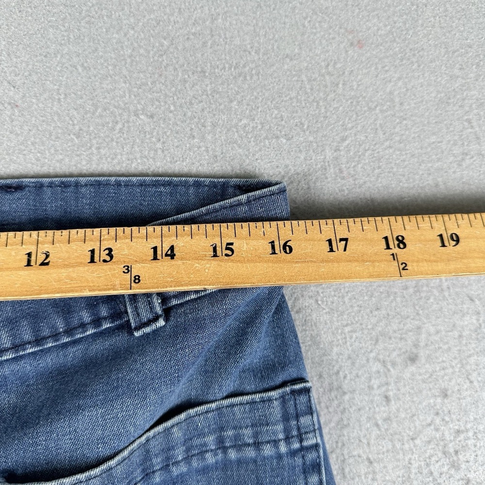 Vintage US Navy Trousers Mens 32x33 Flared Denim Type 1 Utility Pants Stencil - Picture 11 of 16